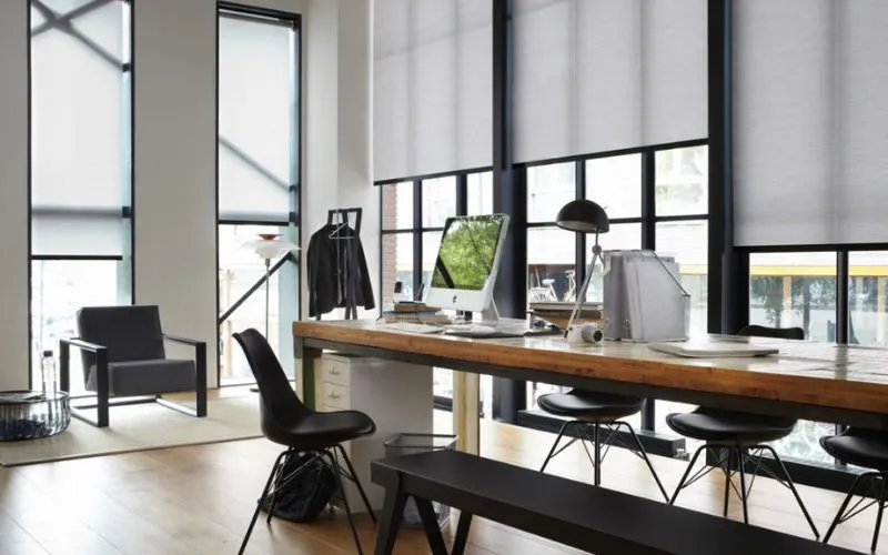 persianas enrollables con filtro ligero 