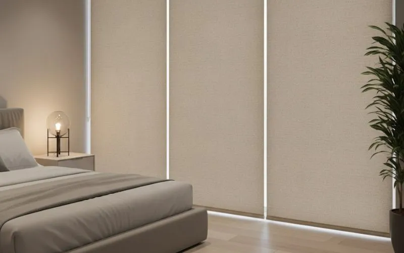 recamara con persianas sheer blackout
